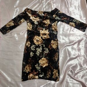 Floral Off-Shoulder Dress